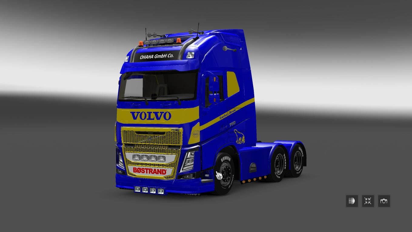 VOLVO FH 2013 BY OHAHA TRUCKER'S DREAM SKIN – Skins mod for Euro Truck Simulator 2
