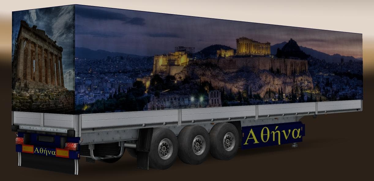 TRAILER PACK CAPITAL OF THE WORLD V4.2 - ETS2 mods download – trailers screenshot 2