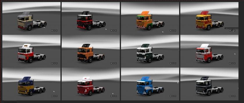 SCANIA 1-SERIES SKIN PACK – Skins mod for Euro Truck Simulator 2