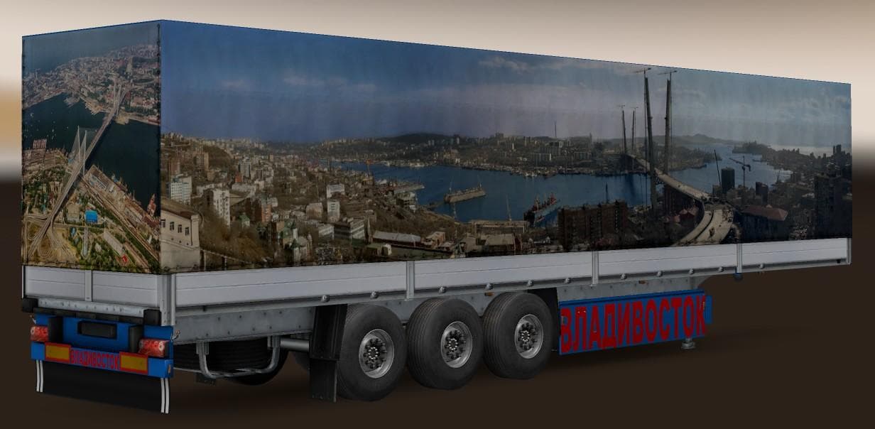 TRAILER PACK CITIES OF RUSSIA V3.4 – Trailers mod for Euro Truck Simulator 2
