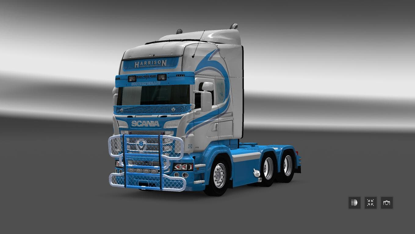 SCANIA RS RJL HARRISON SKIN – Skins mod for Euro Truck Simulator 2