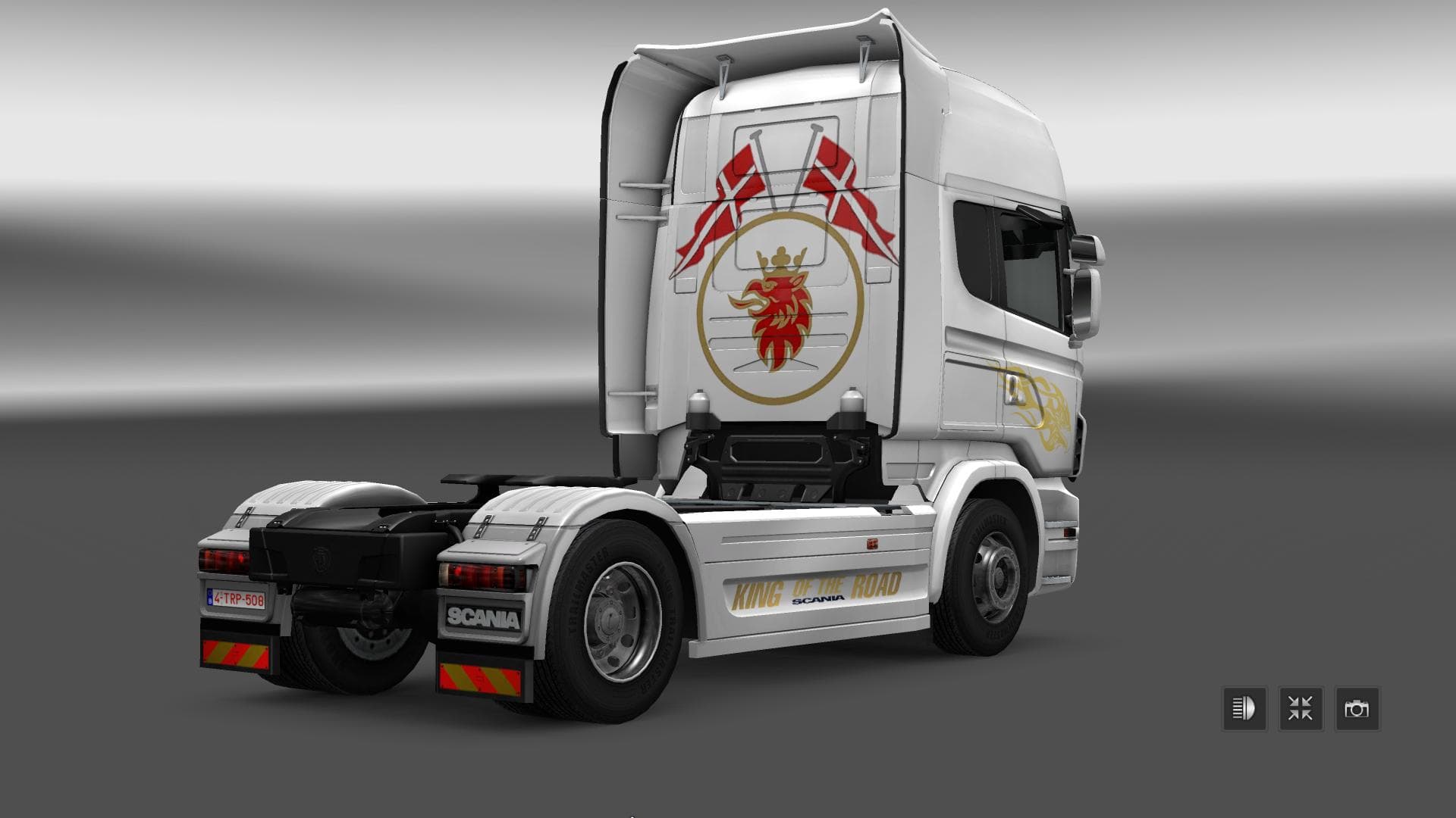 SCANIA R TOPLINE KING OF THE ROAD SKIN – Skins mod for Euro Truck Simulator 2