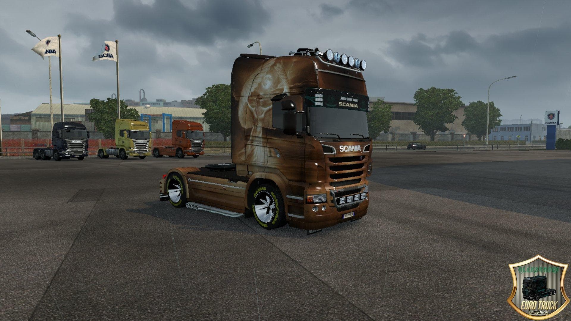 SCANIA R SWEN PRINCESS SKIN 1.22.X – Skins mod for Euro Truck Simulator 2