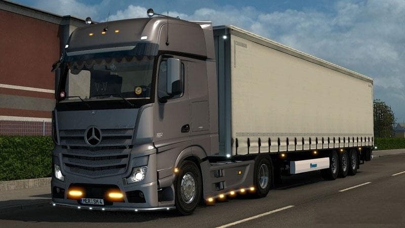 MERCEDES ACTROS MP4 V1 - ETS2 mods download – trucks screenshot 2