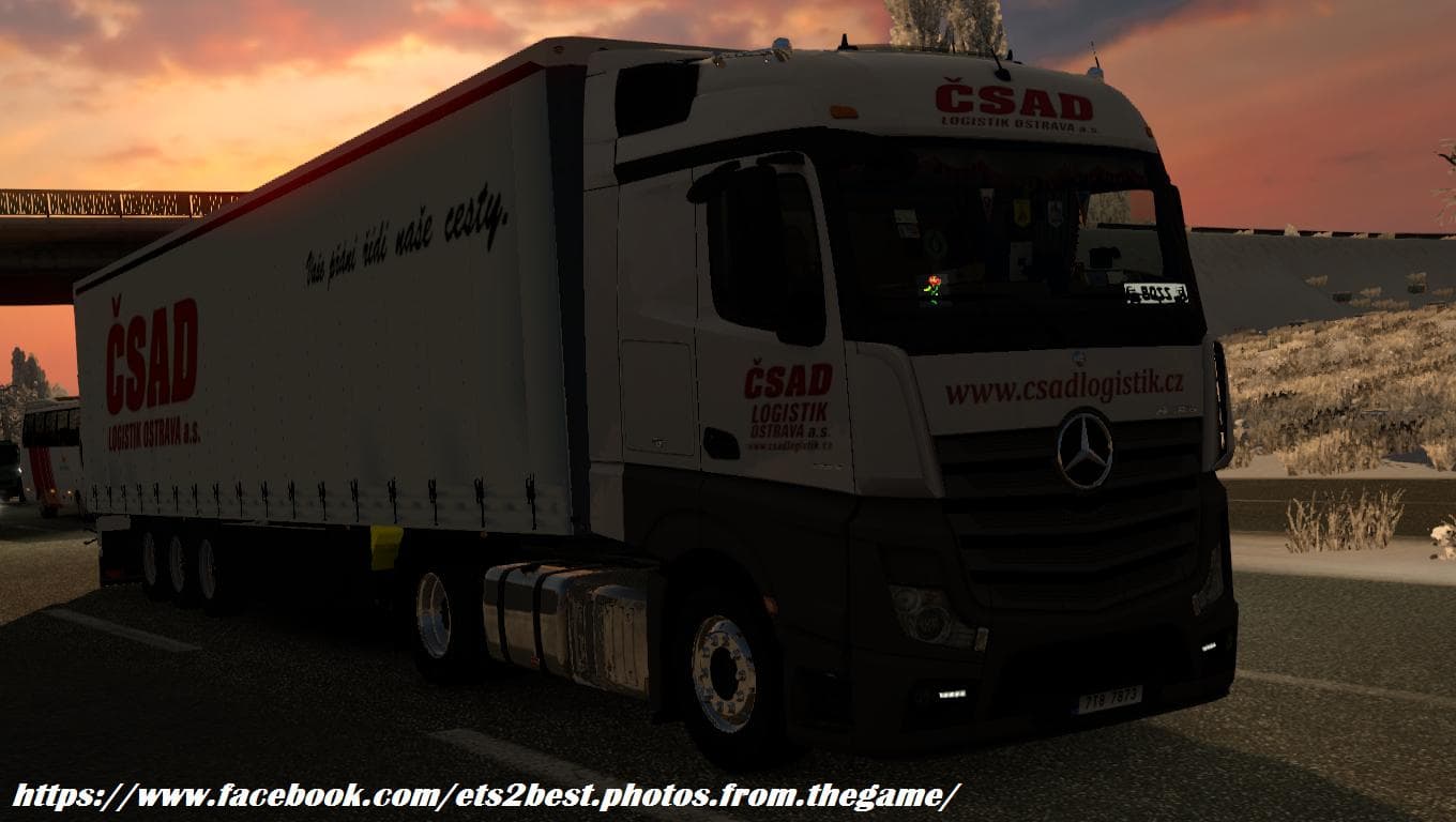 CSAD LOGISTIK OSTRAVA MP4 COMBO SKIN BY PAUL 1.22.X – Skins mod for Euro Truck Simulator 2