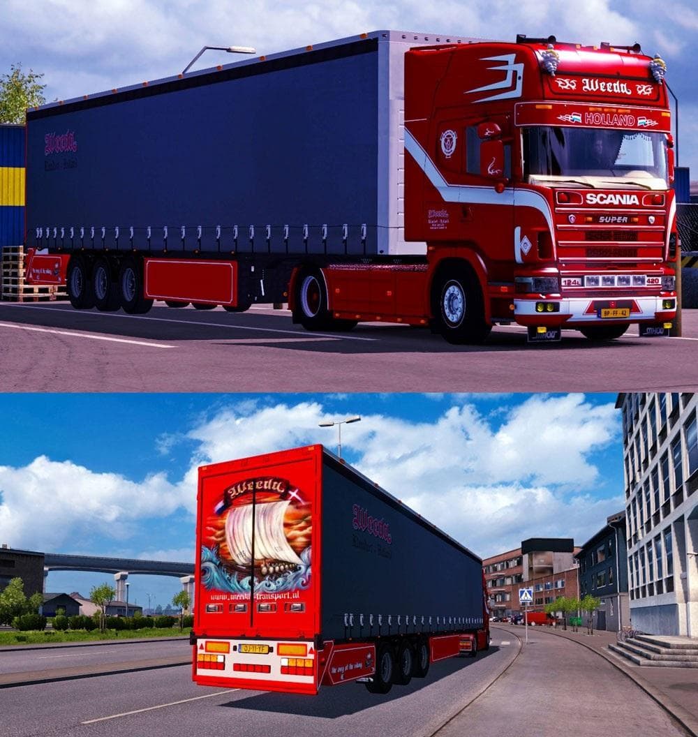 STANDALONE WEEDA TRAILER V1 – Trailers mod for Euro Truck Simulator 2