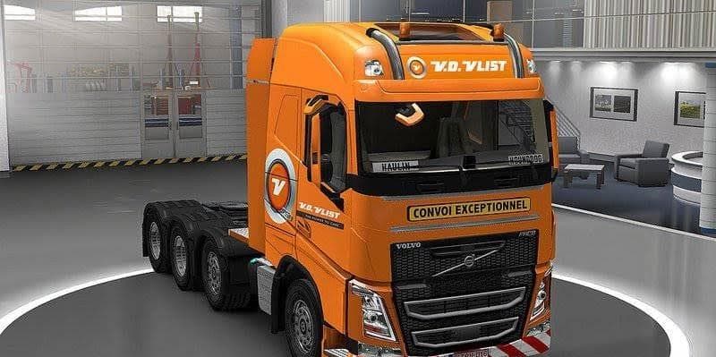 PAK SKINS VD VLIST NEW STYLE FOR TRUCK V1 – Skins mod for Euro Truck Simulator 2