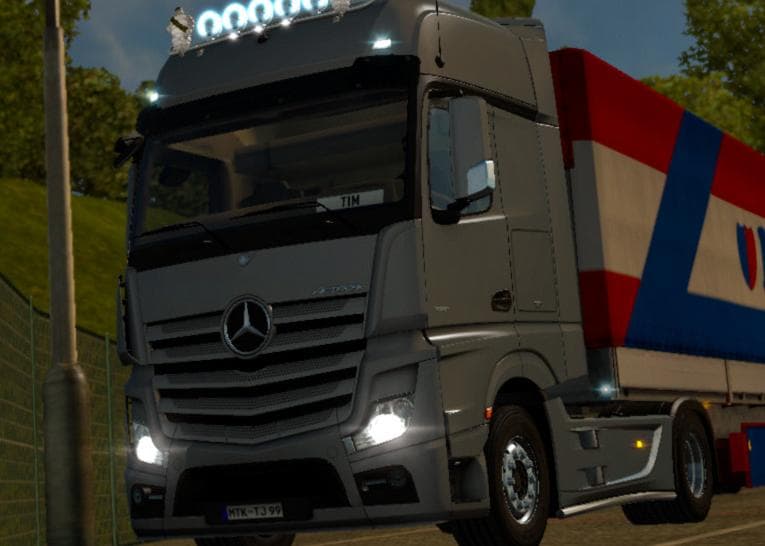 ACTROS MP4 FLASHER – Sounds mod for Euro Truck Simulator 2