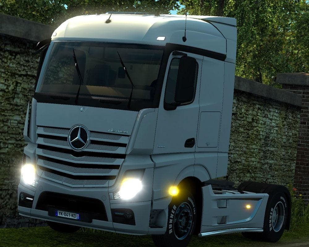NEW ACTROS IMPROVEMENTS – Parts mod for Euro Truck Simulator 2