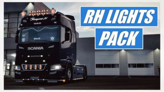 RH Lights Pack v1.60 – Parts mod for Euro Truck Simulator 2