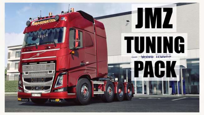 JMZ Tuning Pack v1.60 – Parts mod for Euro Truck Simulator 2