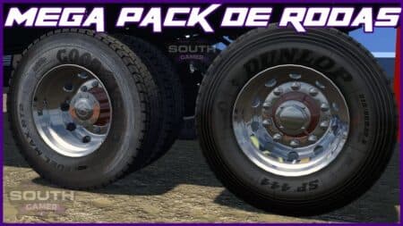 MEGA PACK DE PNEUS E RODAS V1 V 1.60 – Parts mod for Euro Truck Simulator 2