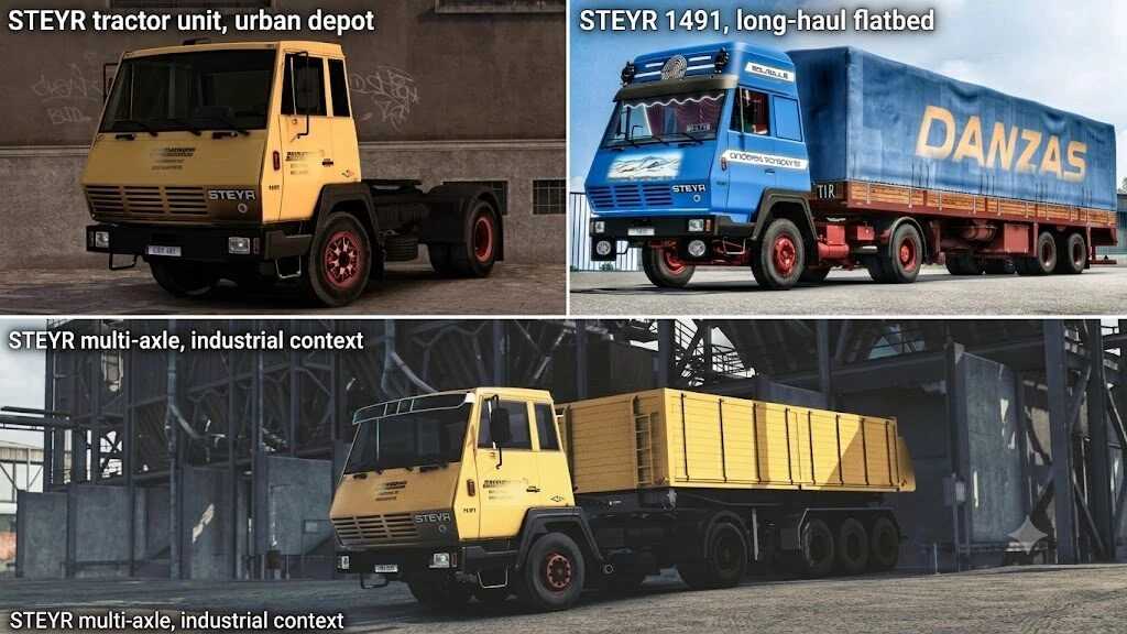 Steyr 1491 fixed and updated 1.60 ETS2 - Euro Truck Simulator 2 Mods | American Truck Simulator Mods – Parts mod for Euro Truck Simulator 2