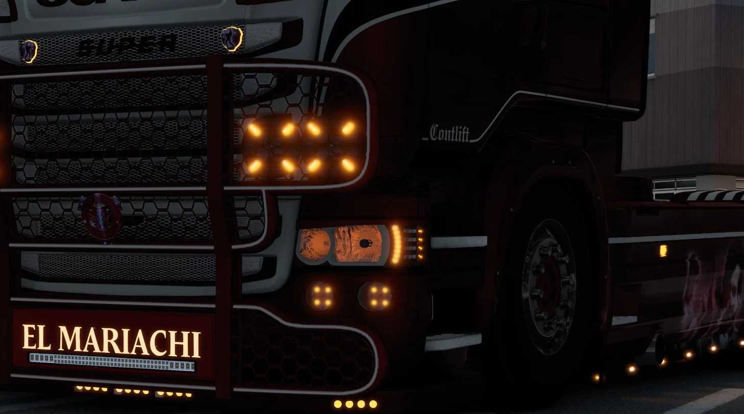 Scania RJL Orange Lights Pack v1.60 ETS2 - Euro Truck Simulator 2 Mods | American Truck Simulator Mods – Parts mod for Euro Truck Simulator 2