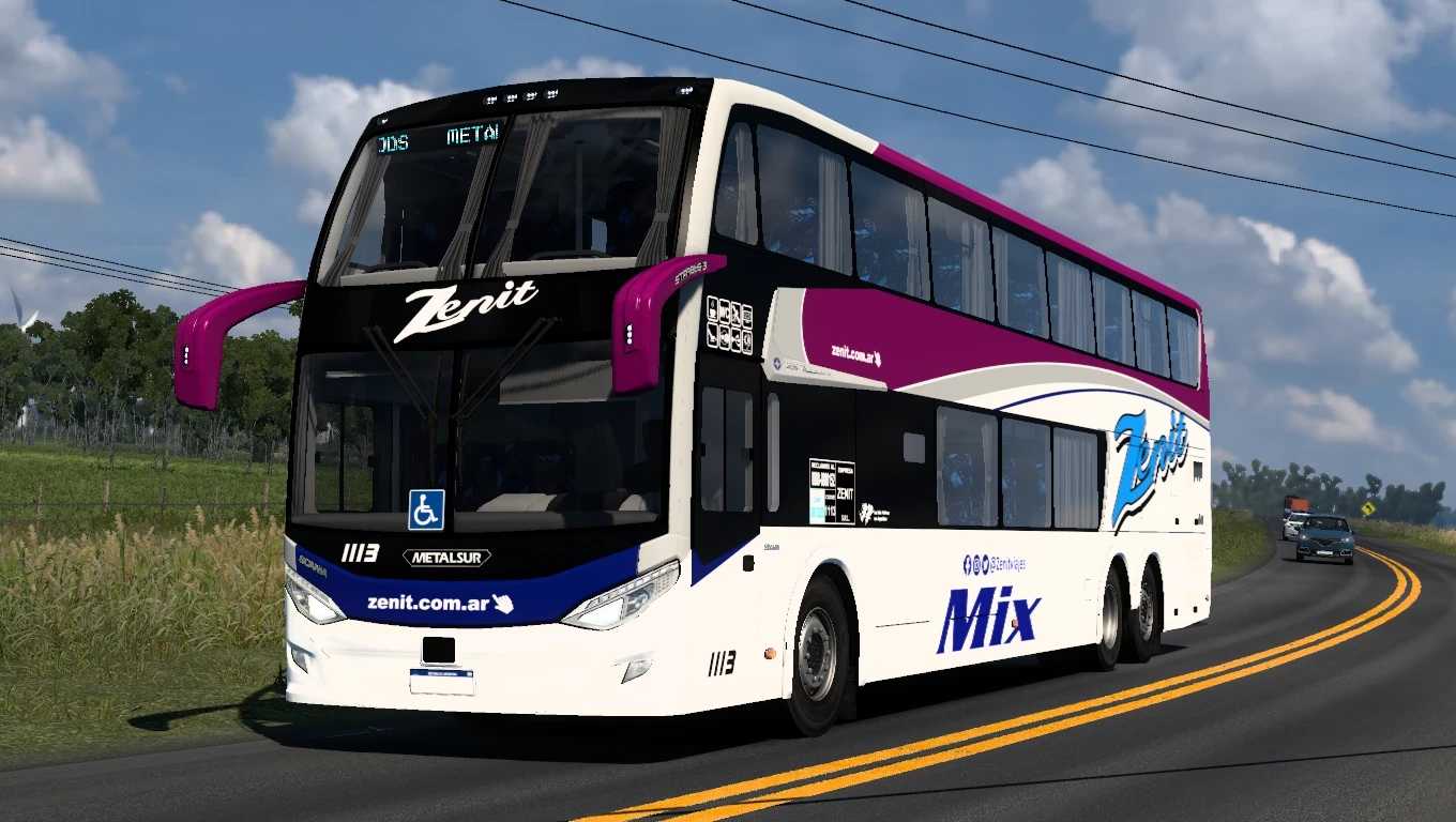 Metalsur Starbus 3 405 v1.0 ETS2 - Euro Truck Simulator 2 Mods | American Truck Simulator Mods – Buses mod for Euro Truck Simulator 2
