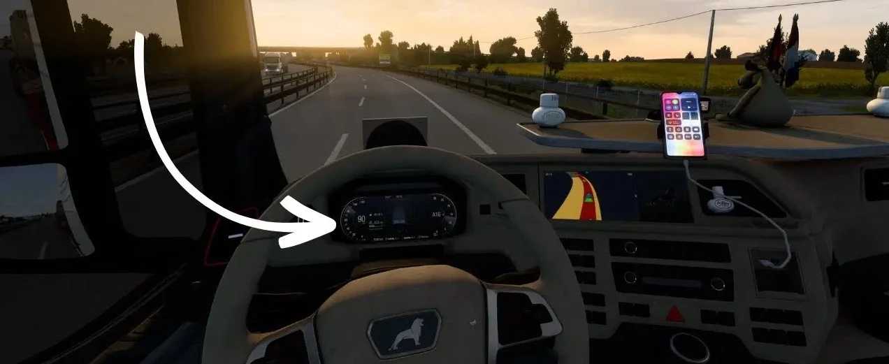 MAN TGX 2020 Improved Dashboard v1.60 ETS2 - Euro Truck Simulator 2 Mods | American Truck Simulator Mods – Parts mod for Euro Truck Simulator 2