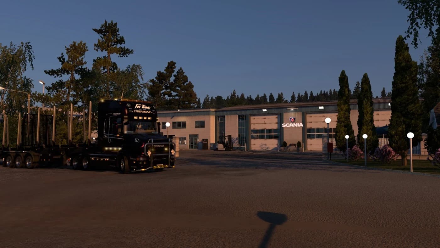 Garage in Ivalo (Northern Horizons DLC Add-on) v1.2 1.59 ETS2 - Euro Truck Simulator 2 Mods | American Truck Simulator Mods – Maps mod for Euro Truck Simulator 2