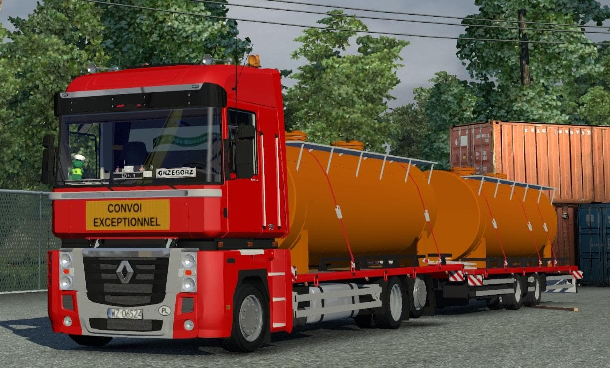 RENAULT MAGNUM PLATFORM TANDEM – Parts mod for Euro Truck Simulator 2