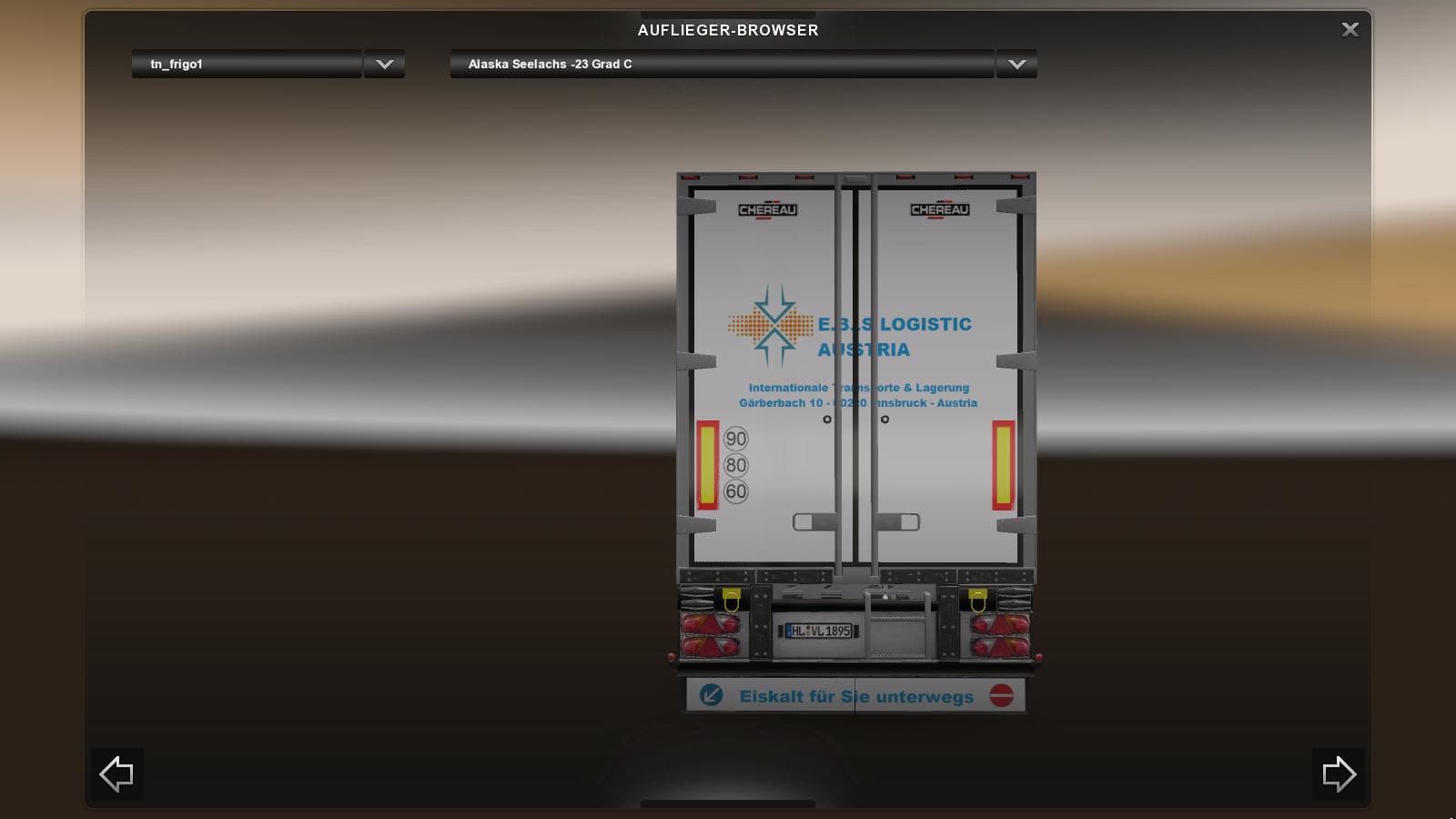 EBS LOGISTIC ASTRIA TRAILER – trailers screenshot 2