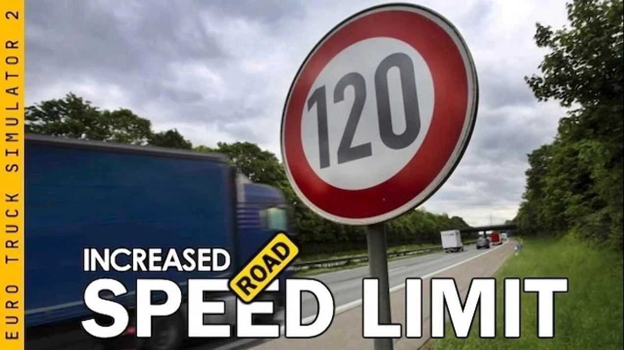 Increased Road Speed Limits v1.58 ETS2 - Euro Truck Simulator 2 Mods | American Truck Simulator Mods – Other mod for Euro Truck Simulator 2