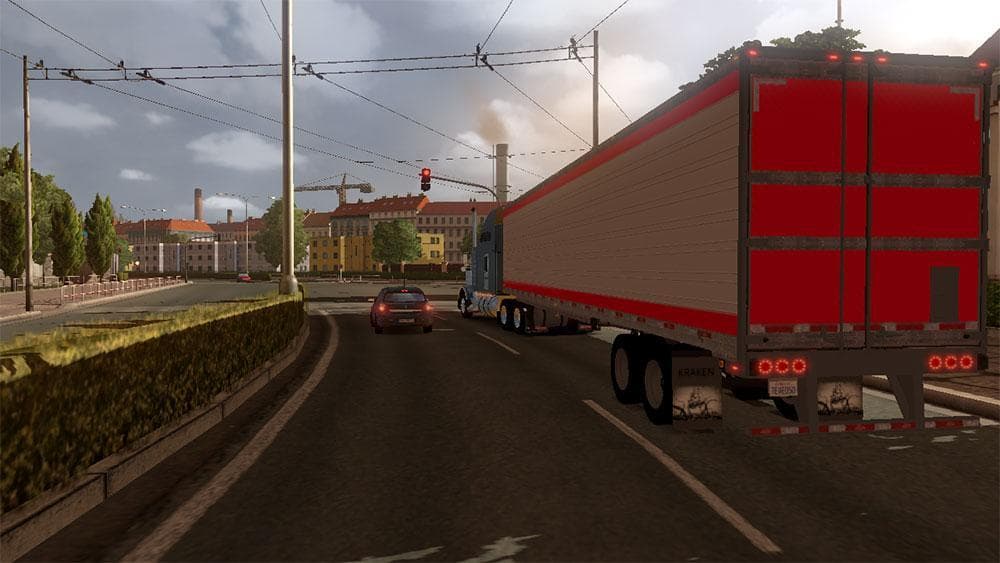DC-Candy Apple Red & Silver American Trailer Skin v1 – Skins mod for Euro Truck Simulator 2