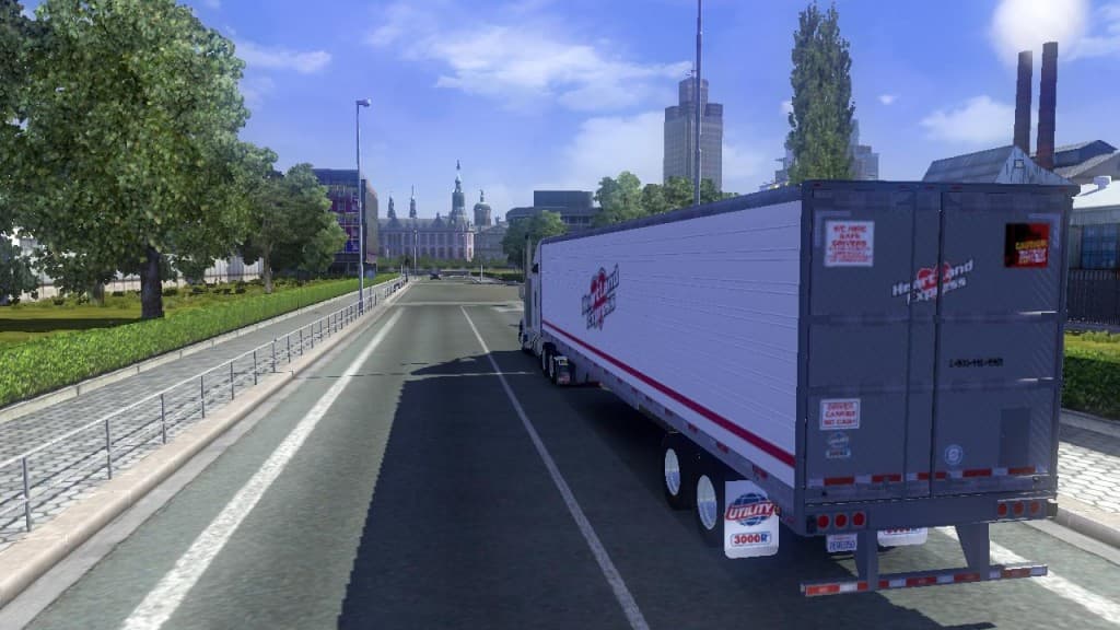 DC-Heartland Express Amercian Trailer Skin v1 screenshot 3