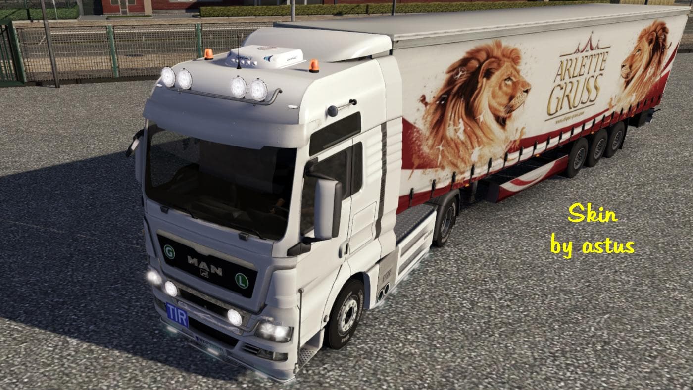 Arlette Gruss Circus Trailer – Trailers mod for Euro Truck Simulator 2