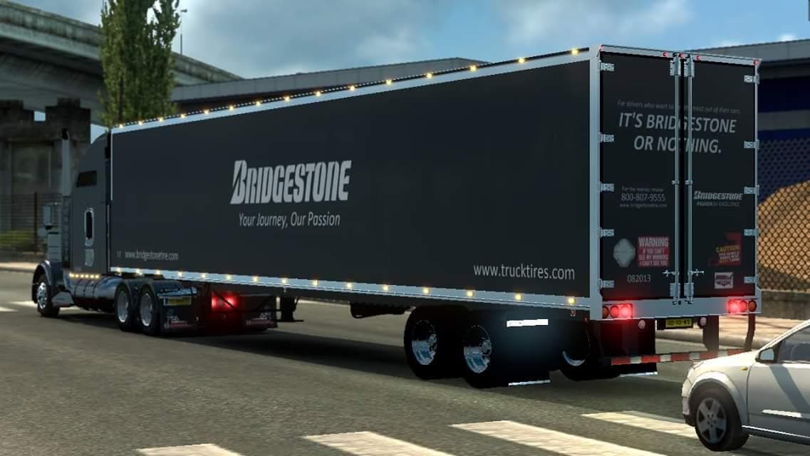 DC Bridgestone T800 + American Trailer Combo Skin Pack 01 screenshot 3