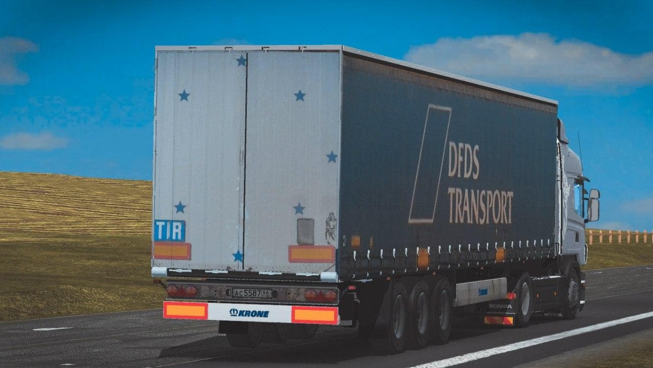 KRONE PROFILINER SDP27 RUS – Trailers mod for Euro Truck Simulator 2