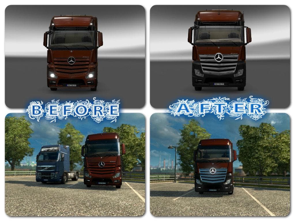 Mercedes Actros 2014 v1 1.18 – Trucks mod for Euro Truck Simulator 2