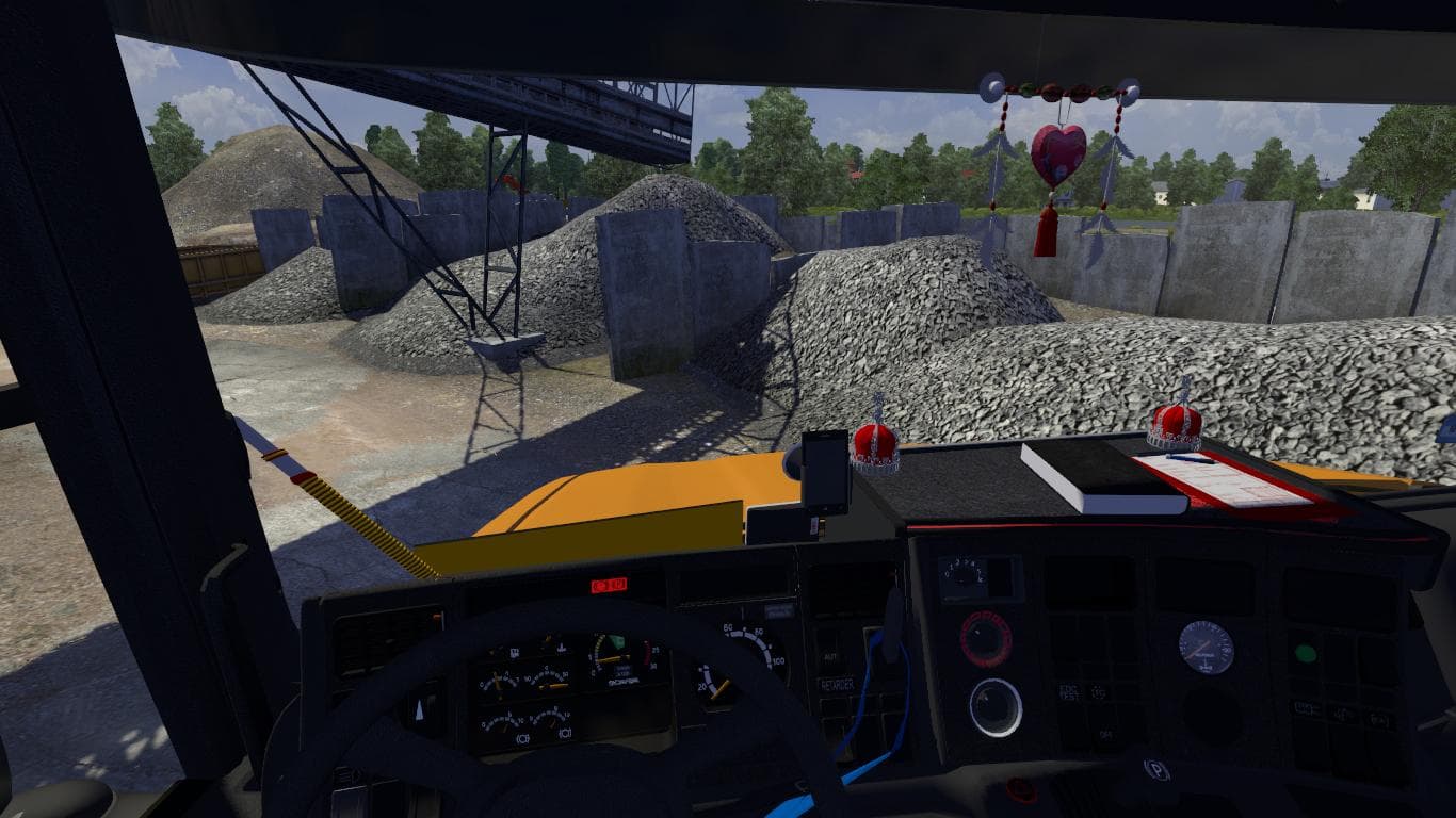 SCANIA T124 420 + INTERIOR screenshot 3