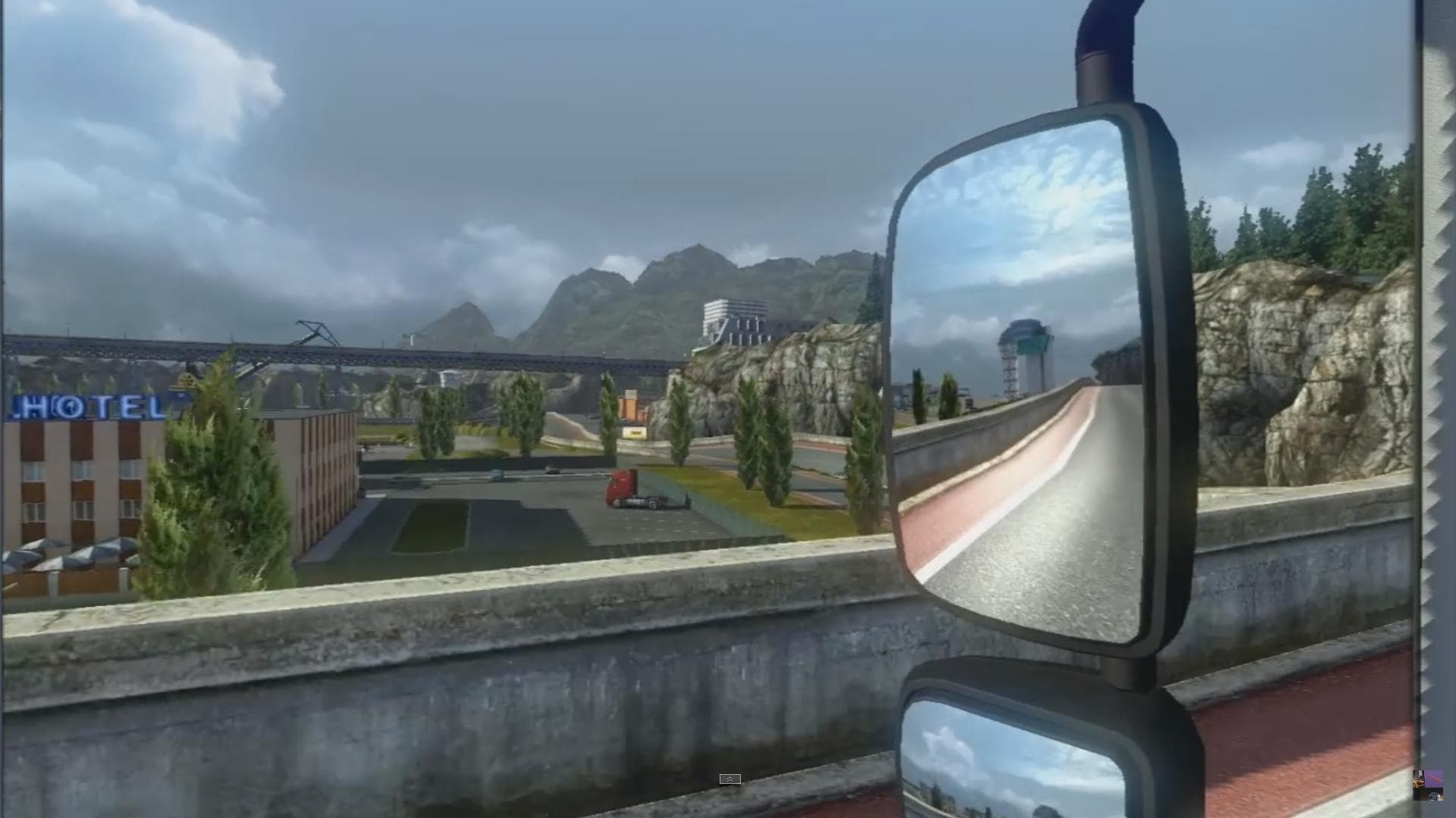 Testing Truck Area and Little Village by anto007 1.17.x – Maps mod for Euro Truck Simulator 2