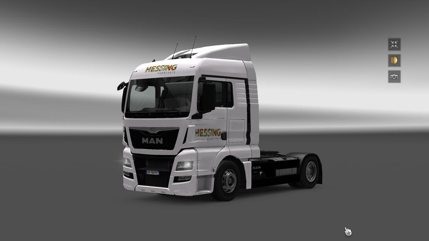 MAN TGX XLX Euro 6 Hessing skin – Skins mod for Euro Truck Simulator 2