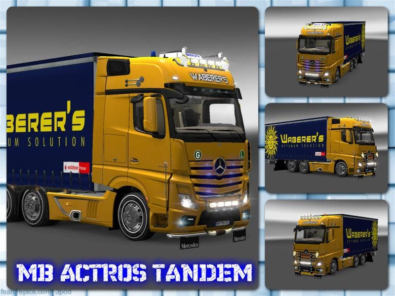 ACTROS 2014 TANDEM & TUNING V1.18 screenshot 2