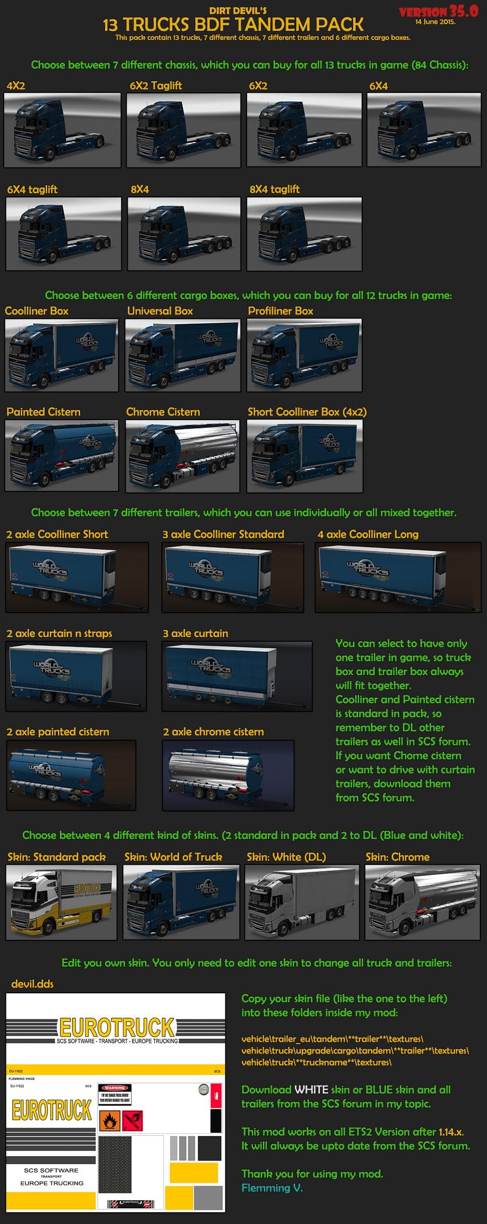 BDF Tandem Truck Pack – parts screenshot 2
