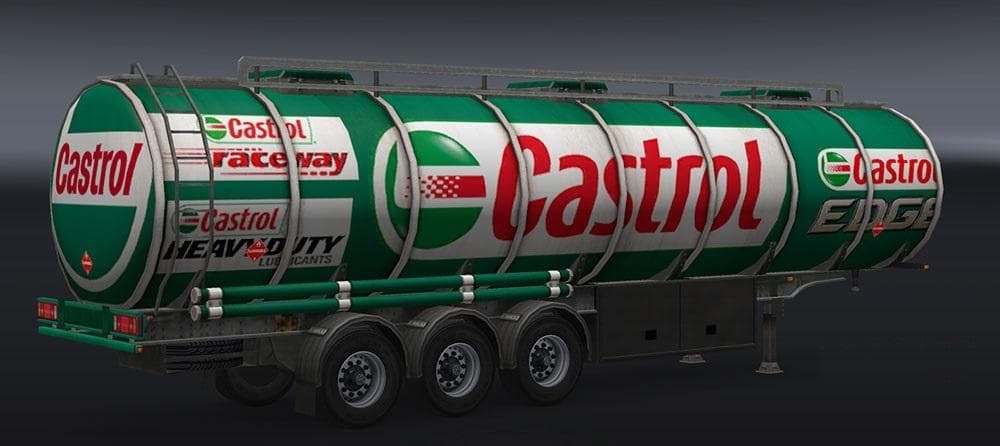 CASTROL MOTOR OIL TRAILERS – Trailers mod for Euro Truck Simulator 2