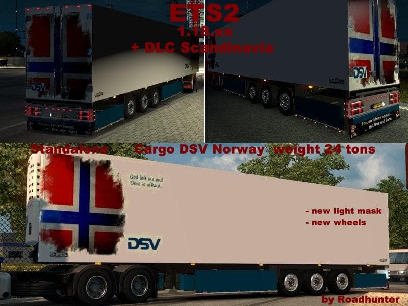 CHEREAU DSV – Trailers mod for Euro Truck Simulator 2