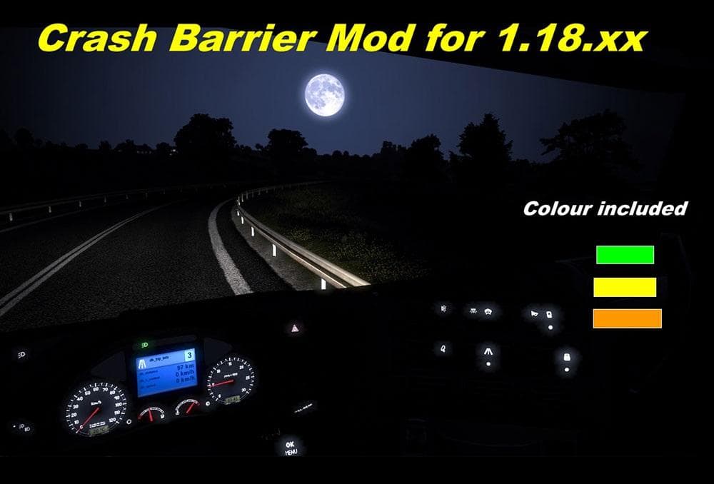 CRASH BARRIER – Parts mod for Euro Truck Simulator 2