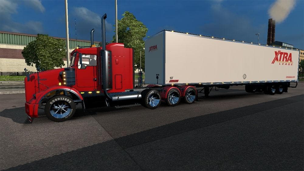 DC-XTRA LEASE AMERICAN TRAILER SKIN 01 – Skins mod for Euro Truck Simulator 2