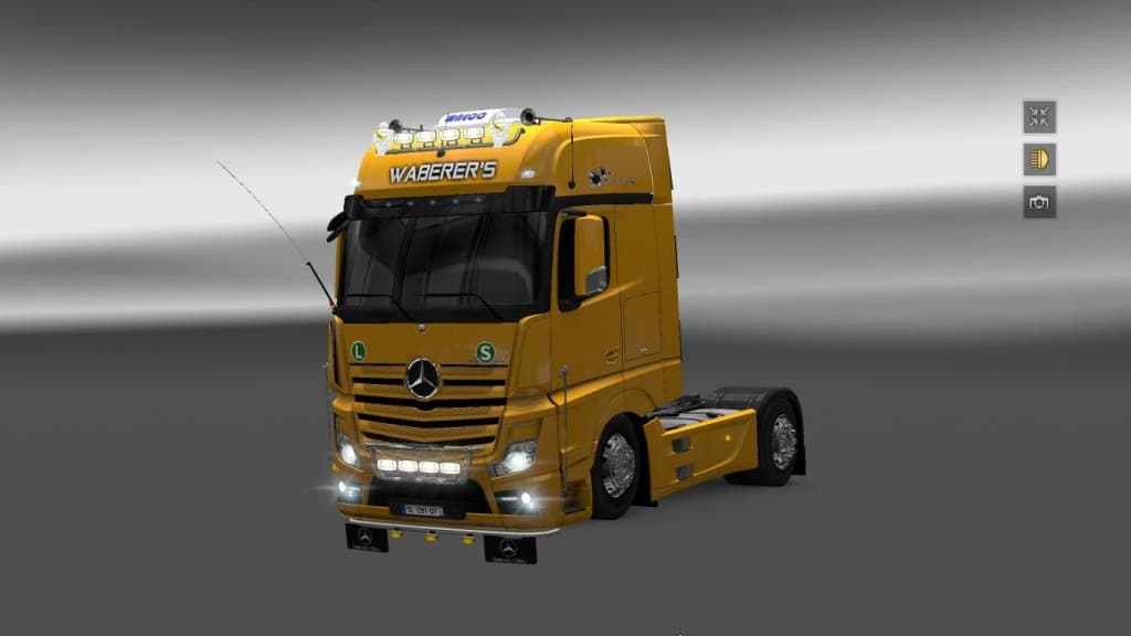 Mercedes Actros 2014 Tandem v2 1.18x screenshot 4