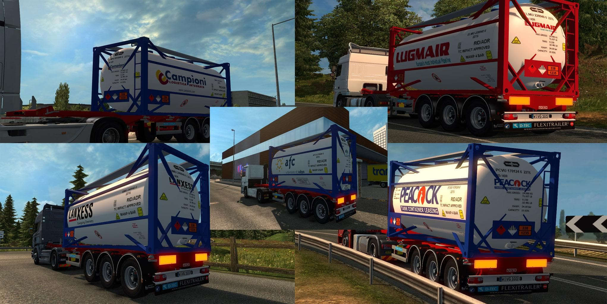 Real Skin D-Tec Tank 20 for DLC SC Standalone – Skins mod for Euro Truck Simulator 2