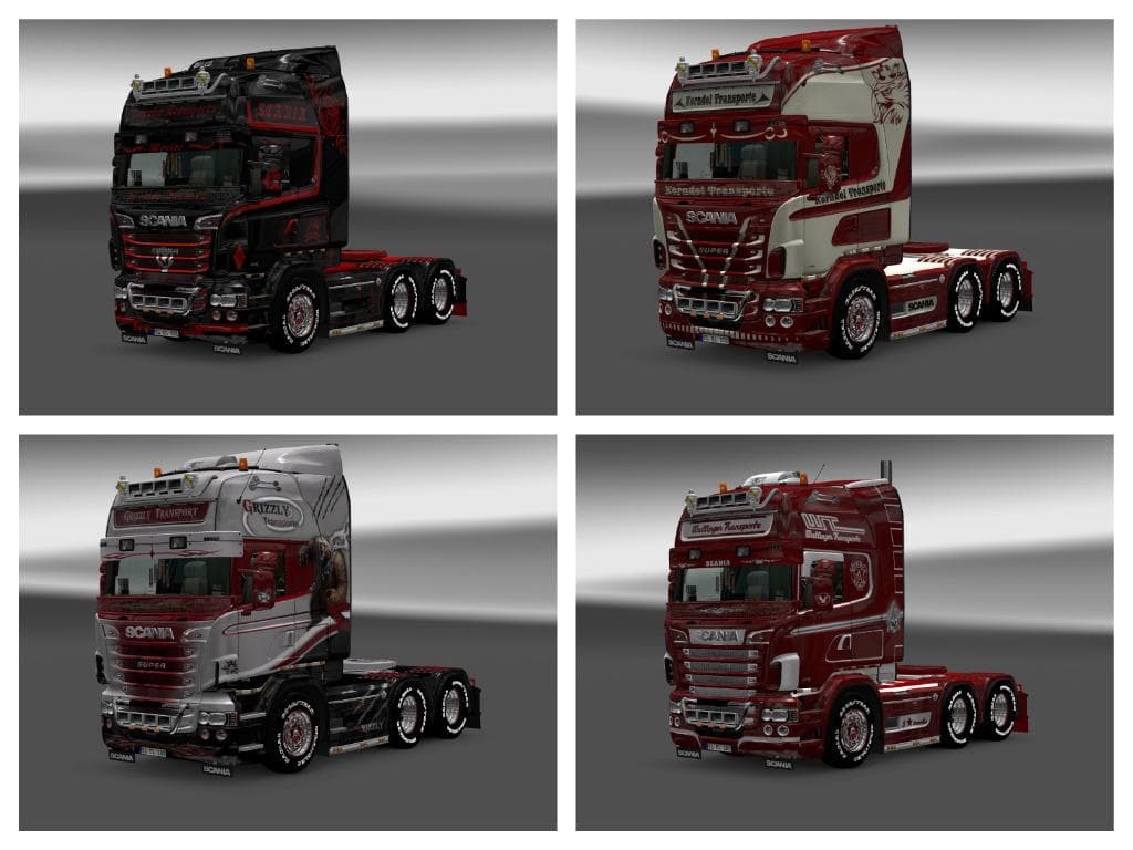 SCANIA R SKIN – Skins mod for Euro Truck Simulator 2
