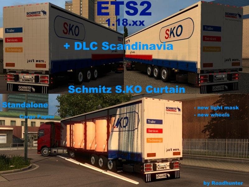 SCHMITZ S.KO PLANENAUFLIEGER – Trailers mod for Euro Truck Simulator 2