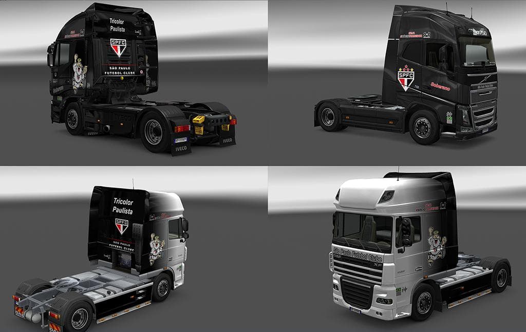 SãO PAULO MEGA PACK OF SKINS – Skins mod for Euro Truck Simulator 2