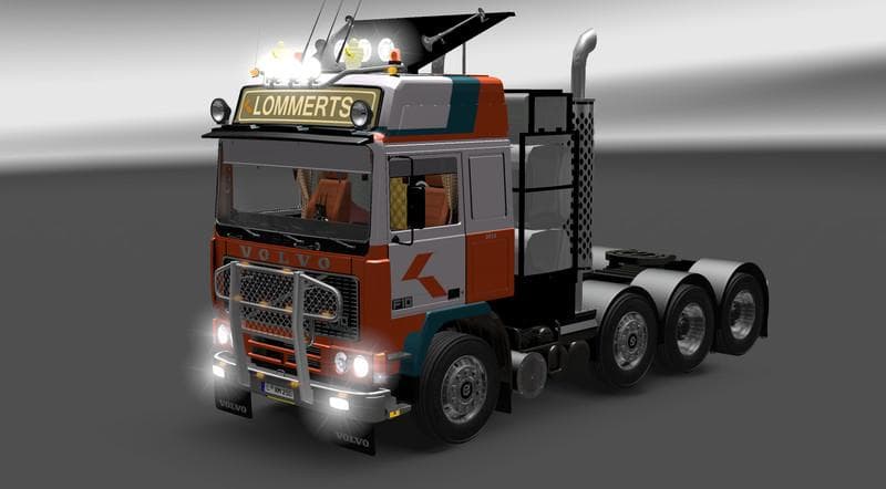 Volvo F10 8x4 PBA heavy goods vehicles .3e – Trucks mod for Euro Truck Simulator 2