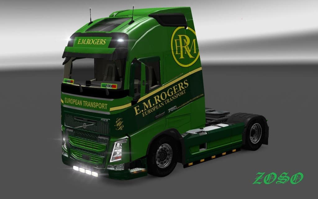 Volvo FH16 2013 Ohaha E.M.Rogers Skin screenshot 4