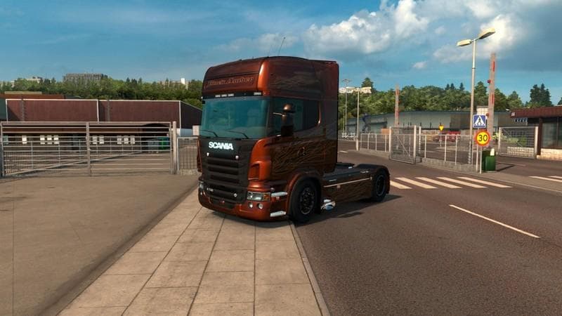 BLACK AMBER – Skins mod for Euro Truck Simulator 2