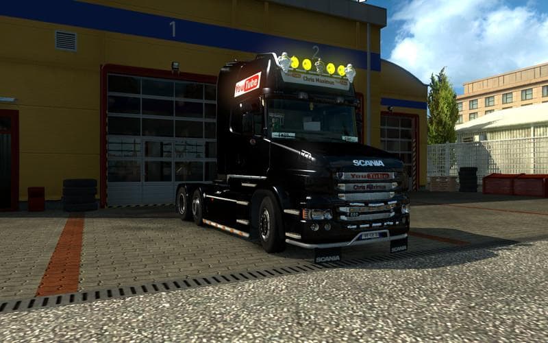 CHRIS MAXIMUS SCANIA T – Skins mod for Euro Truck Simulator 2