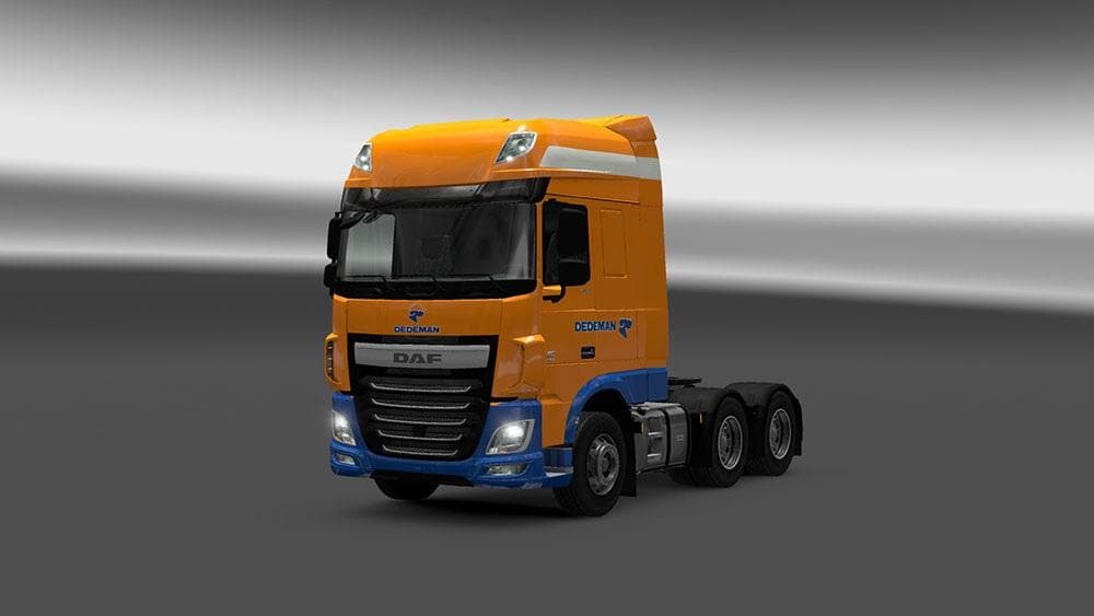 DAF XF EURO 6 DEDEMAN SKIN – Skins mod for Euro Truck Simulator 2