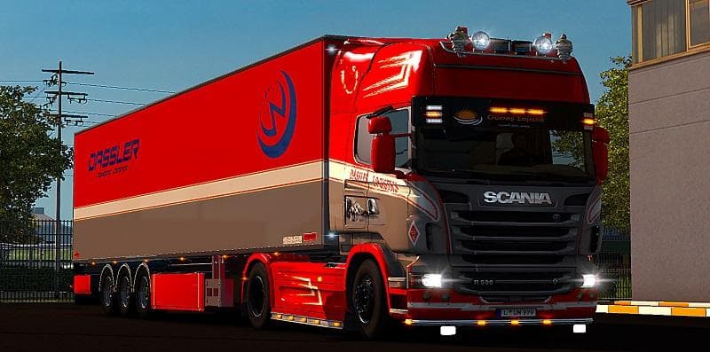 DASSLER LOGISTICS COMBO PACK – Skins mod for Euro Truck Simulator 2